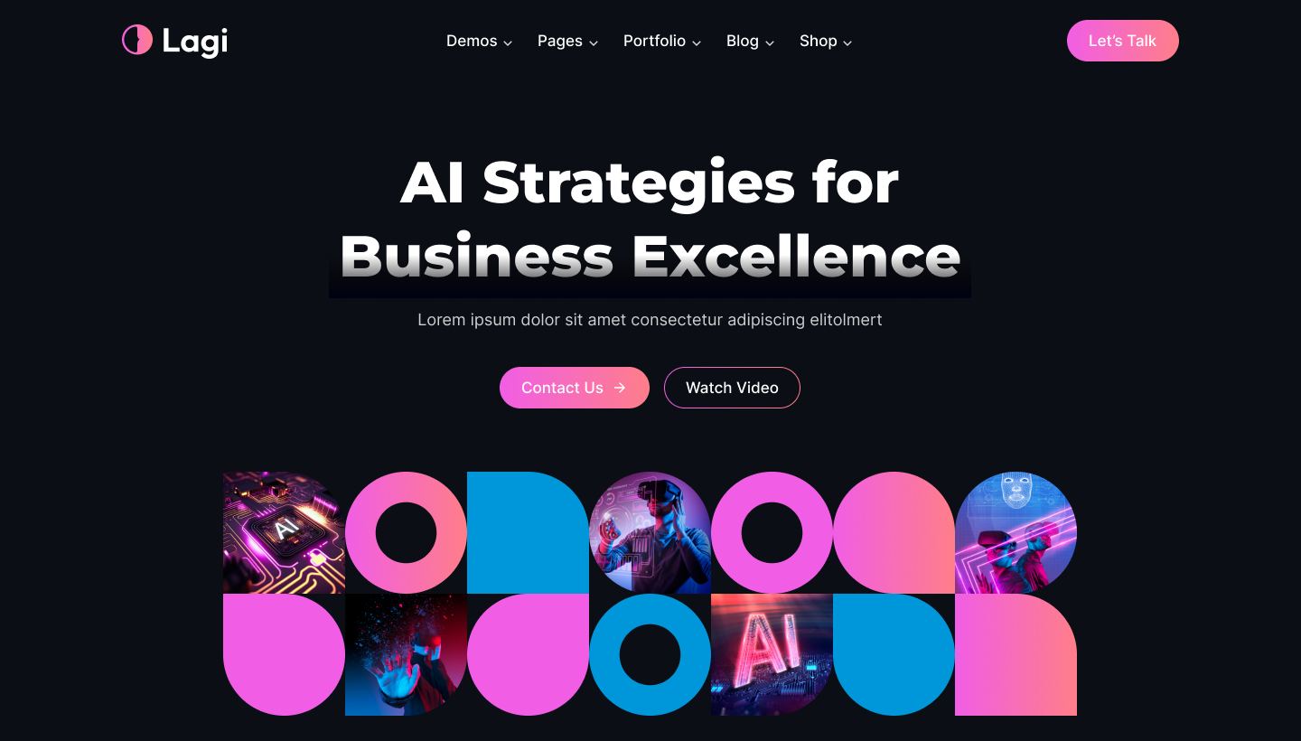 Business agency - Dark