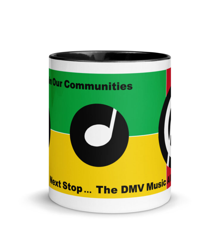 Red Yellow Green Line Transfer 12oz. Mug