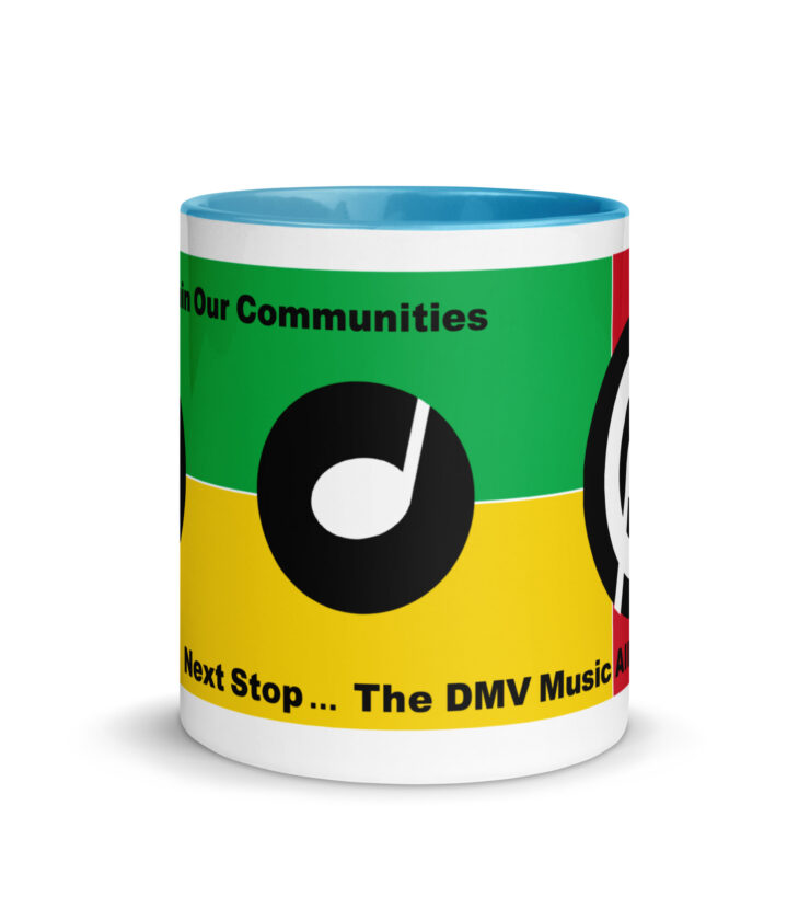 Red Yellow Green Line Transfer 12oz. Mug