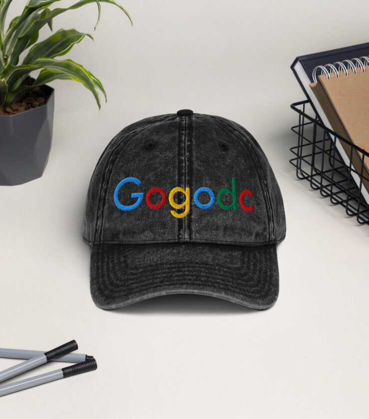 GoGoDC Vintage Cotton Twill Cap