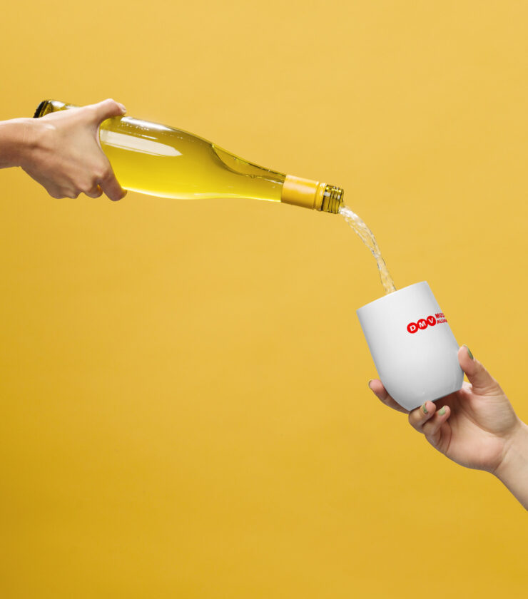 Sonic drink tumbler – white