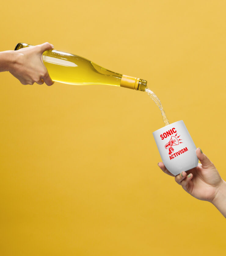 Sonic drink tumbler – white